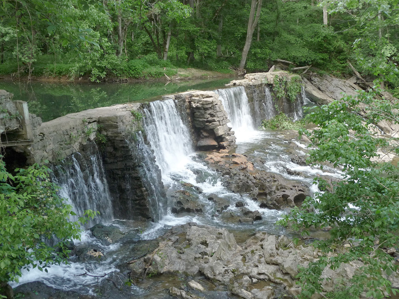 Historic Amis Mill Dam, ca. 1781